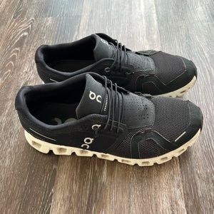 On cloud running shoes